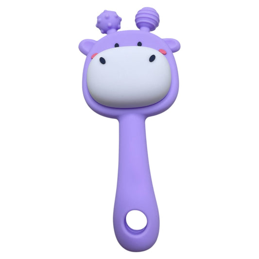GIRAFFE SILICONE RATTLE TEETHER TOY – SOFT & SAFE FOR 3–12 MONTHS