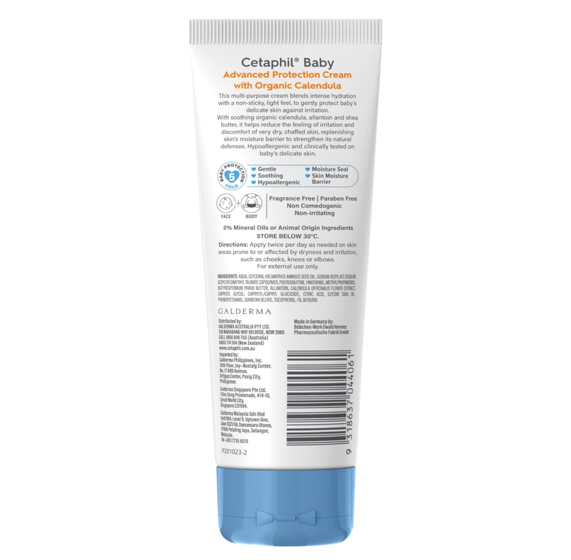 Cetaphil Baby Cream, Face & Body Moisturizing Cream | Advance Protection | Gentle & Soft with Organic Calendula 85gm