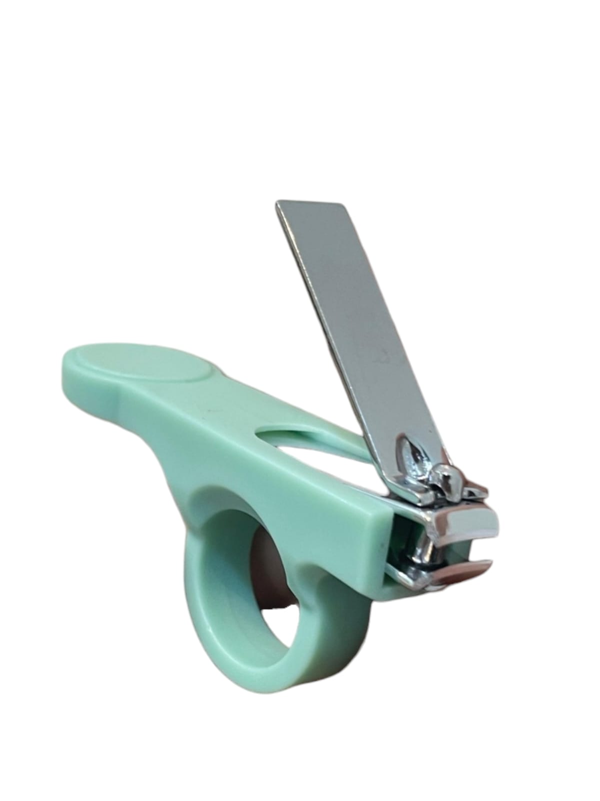 Safe Baby Nail Cutter | Small & Gentle Nail Clipper for Newborns and Infants | Easy Grip & Skin Protection green