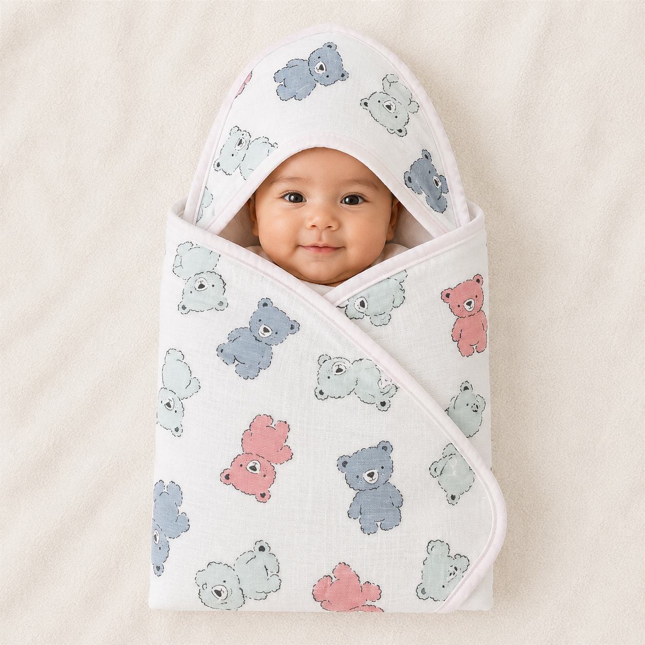 muslin swaddle thin cotton baby blanket