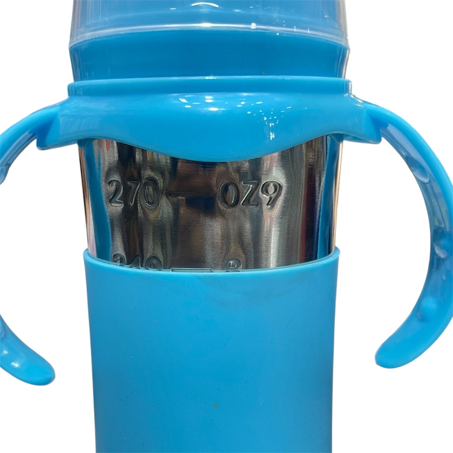 3-in-1 Baby Feeding Bottle with Handles | Stainless Steel Sipper & Straw Cup | BPA Free Toddler Bottle