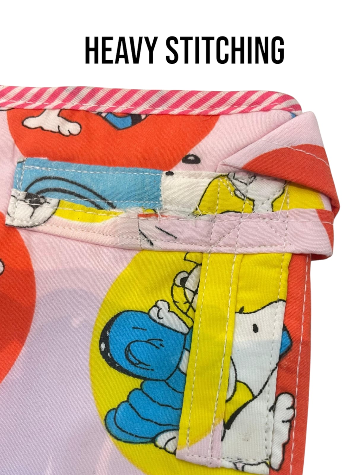 Cartoon All Over Print Baby Khoya with Net – Affordable & Safe (Up to 1 Year)