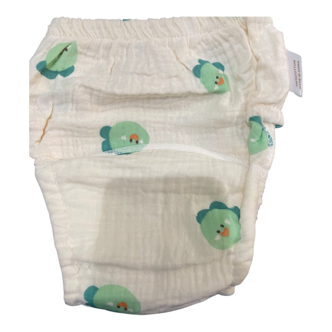 MUSLIN DIAPER NAPPYIES (pack of 1 any mix print)