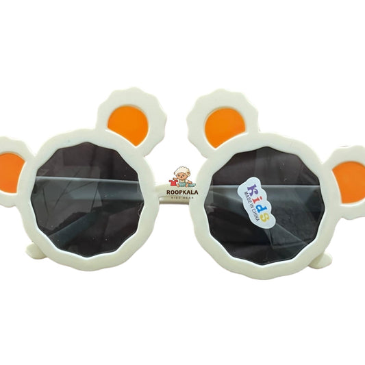 Kids Round Sunglasses Micky mouse style (cream)