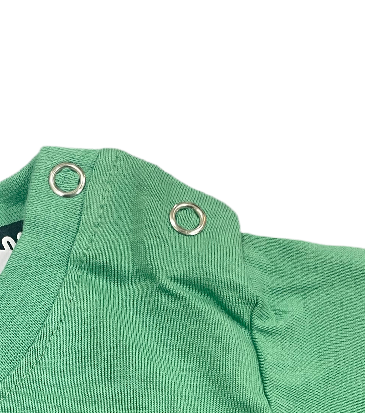 Baby Cotton Suit 0–6 Months – Soft & Comfortable Daily Wear Set| teddy print (green)