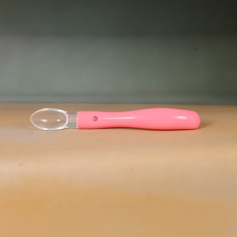 Silicone feeding spoon for baby (mix any colour)