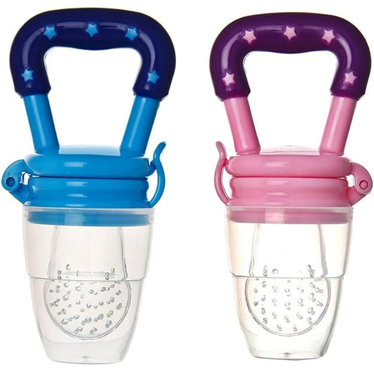 Silicone Fruit Nibbler for Baby 6-12 Months Baby Fruit Nibbler 3-6 Months Babies (mix any colour)