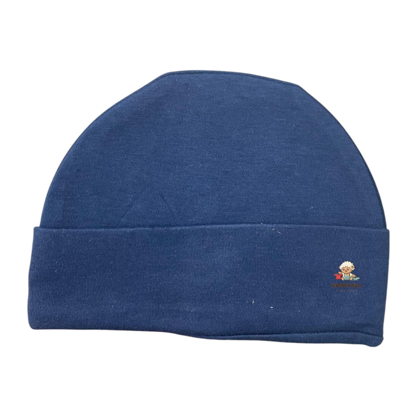 Supersoft Cotton Hosiery Caps for 6 to 12 Months Baby Boys and Baby Girls(plane navy)