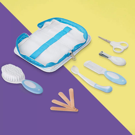 Baby Grooming Kit – 6 in 1 Essential Care Set (Blue)
