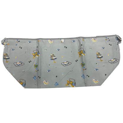 100% Cotton Baby Khoya with Cute Print – Soft, Breathable & Gentle on Skin (grey)