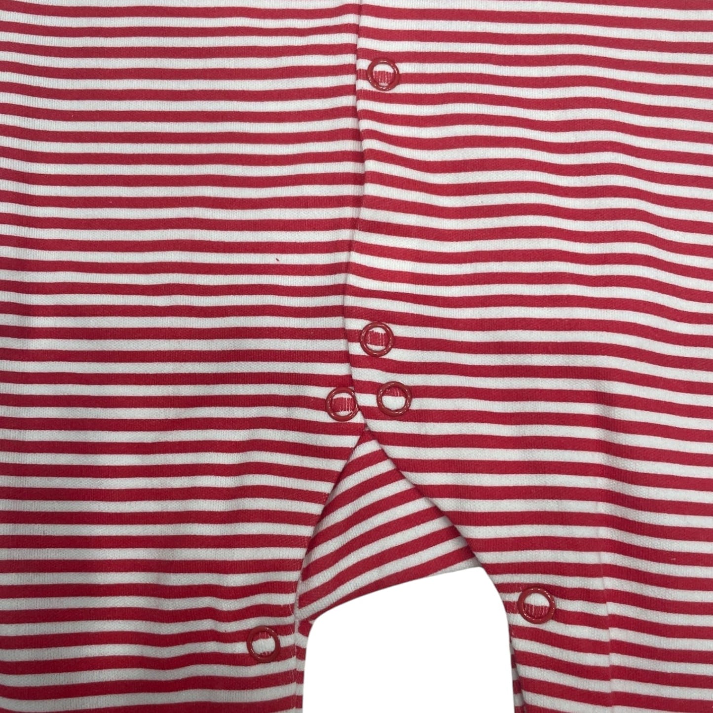 Baby Romper Set of 3 – 3-6 Months | Plain, Stripe & Cartoon Print (set of red)