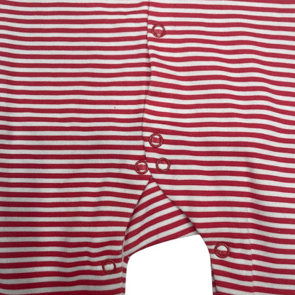 Baby Romper Set of 3 – 3-6 Months | Plain, Stripe & Cartoon Print (set of red)