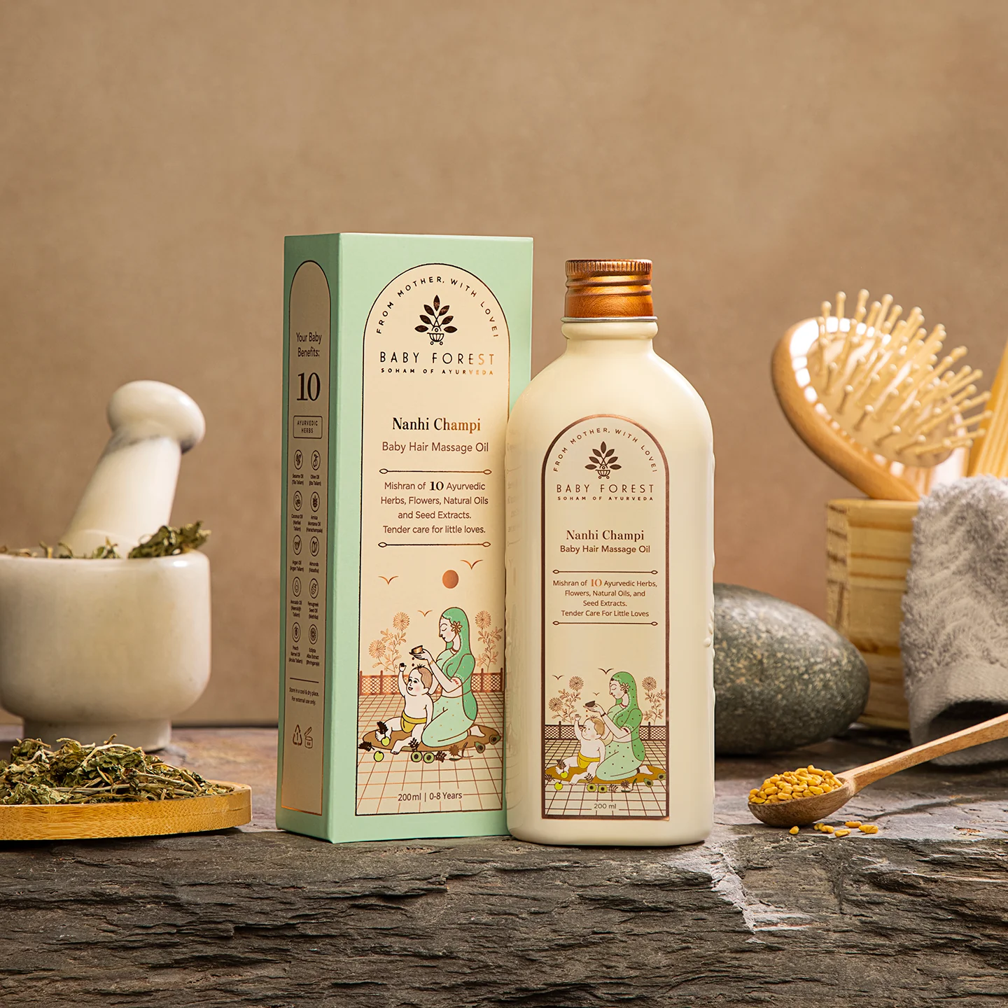 Baby forest Baby Hair Massage Oil Nanhi Champi 200ml