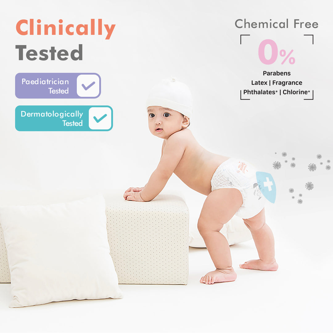 Rfor Rabbit R For Rabbit Feather Tape Style Diaper with Fast Absorption Technology Size extra small (xs)- Pack of 22