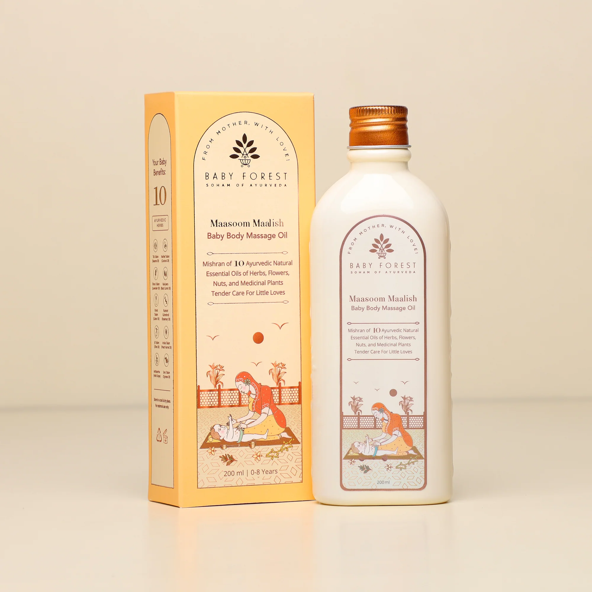 Baby forest Baby Body Massage Oil Maasoom Maalish 200ml
