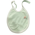 Soft Cotton Baby Bib | Plain Feeding Bib for Newborns & Infants | Lightweight & Washable (Pack of 1) green