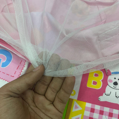 100% Cotton Baby Khoya with Cute Print – Soft, Breathable & Gentle on Skin (pink)