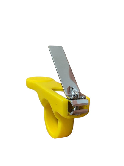Safe Baby Nail Cutter | Small & Gentle Nail Clipper for Newborns and Infants | Easy Grip & Skin Protection yellow