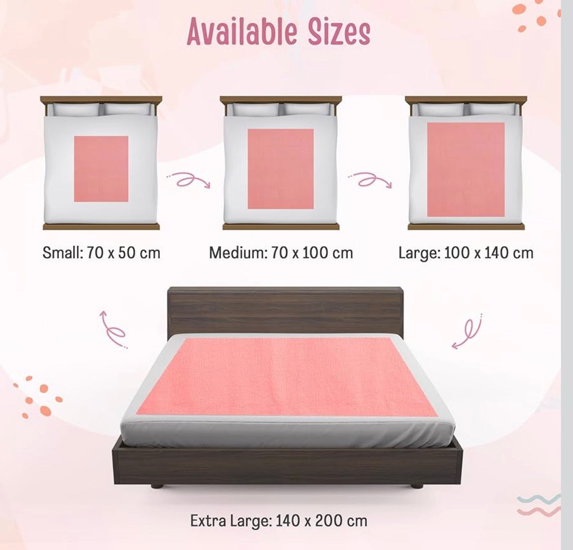 Soft Baby Dry Sheet | Leak-Proof & Washable Bed Protector (small~metallic blue)