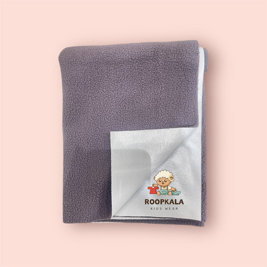 Soft Baby Dry Sheet | Leak-Proof & Washable Bed Protector (grey) choose size