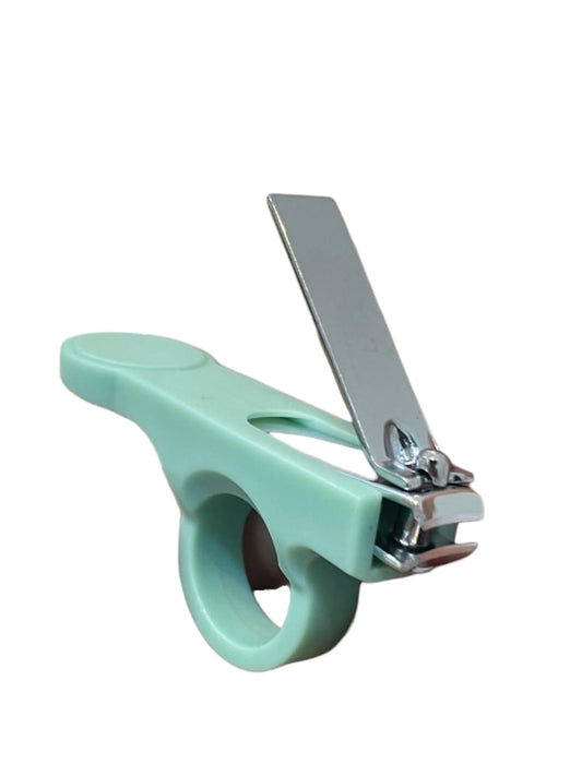 Safe Baby Nail Cutter | Small & Gentle Nail Clipper for Newborns and Infants | Easy Grip & Skin Protection green