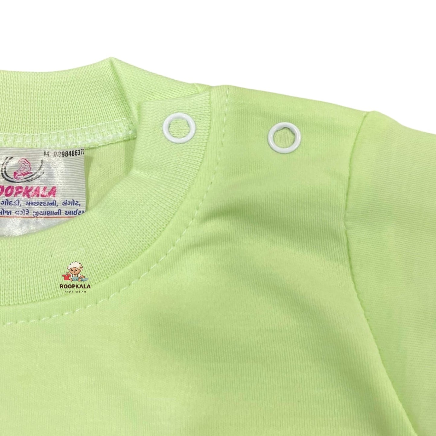 Baby Cotton Suit – Soft & Comfortable Daily Wear for 0-3months (green)