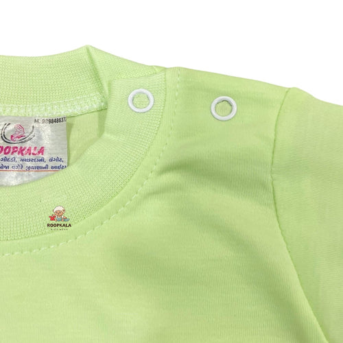 Baby Cotton Suit – Soft & Comfortable Daily Wear for 0-3months (green)