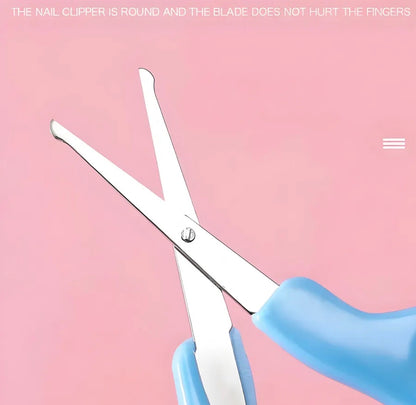 6 Pieces Grooming Kit Nail Clippers
Health Toothbrush Comb Brush Safety Set Bag Baby
Care Kit (pink)