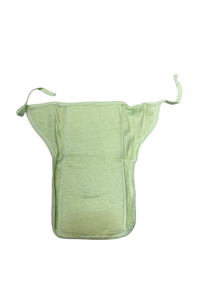 Soft Padded Baby Langot/Diaper – Washable & Reusable Cotton Comfort (green)