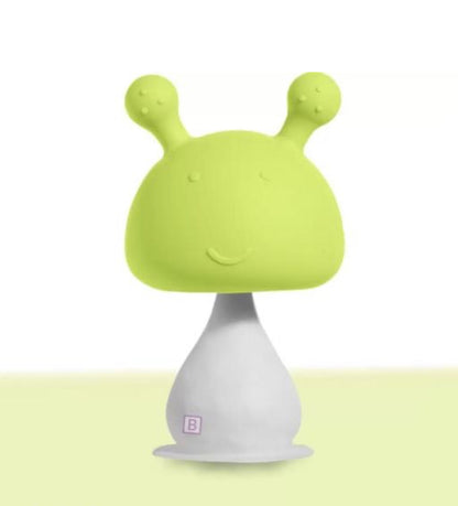 Baby Teether Toys Rattle Mushroom Shape, Baby Teether Silicone Teether (mix any colour)