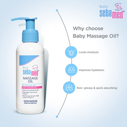 Sebamed Baby Massage Oil| With Soya Oil|150 ml