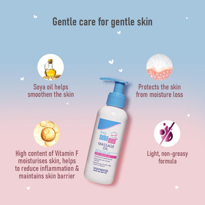 Sebamed Baby Massage Oil| With Soya Oil|150 ml