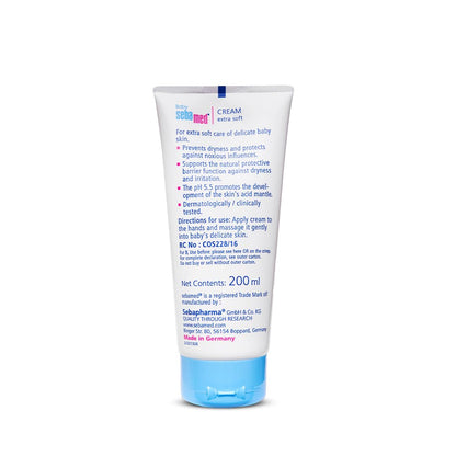 Sebamed Baby Cream Extra Soft|pH 5.5|Ideal for Dry Skin|50 ml
