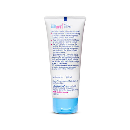 Sebamed Baby Rash Cream|pH 5.5|Ideal for Diaper Rashes|100 ml