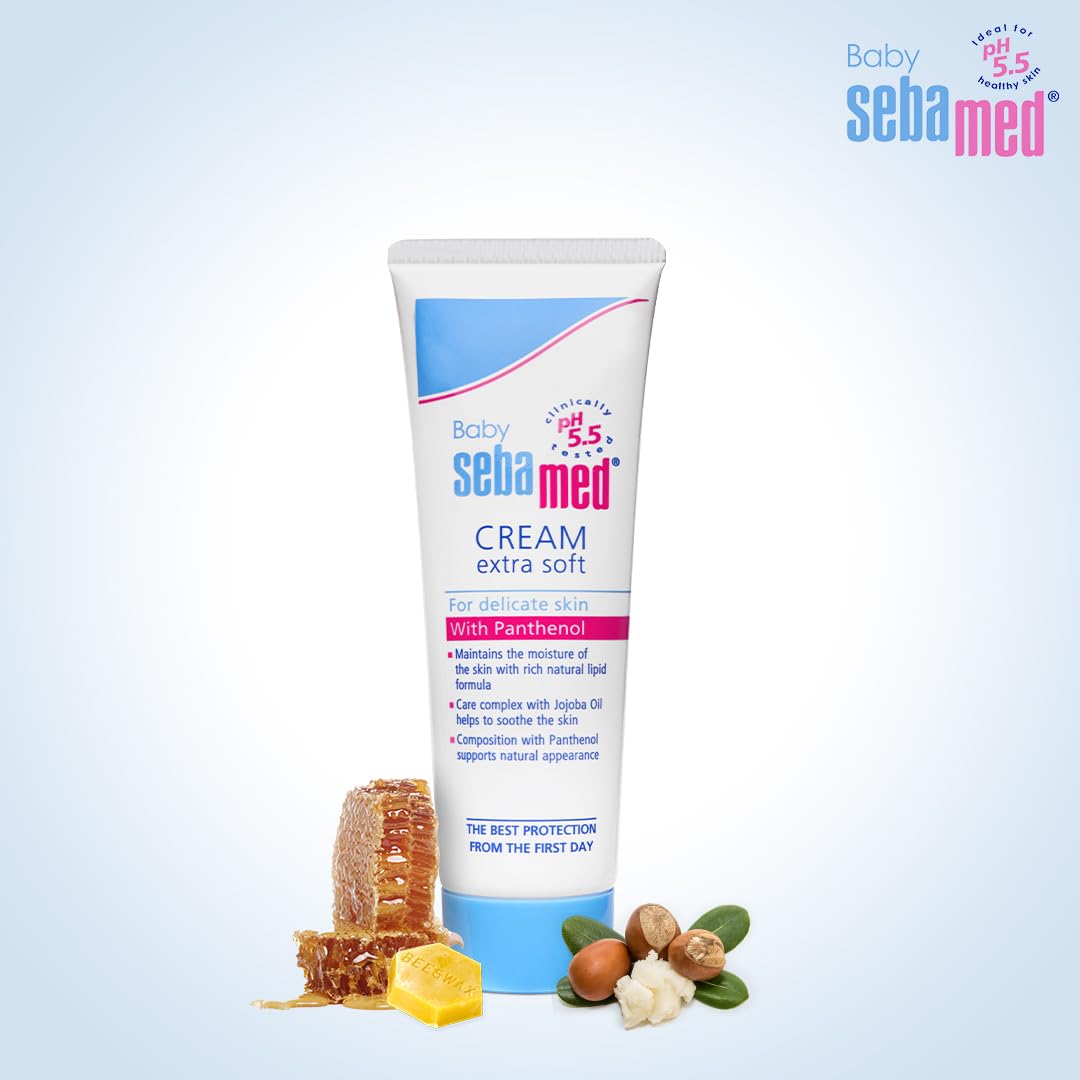 Sebamed Baby Cream Extra Soft|pH 5.5|Ideal for Dry Skin|50 ml