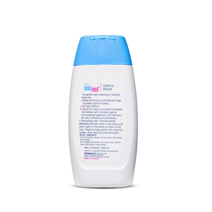 Sebamed Baby Gentle Wash|pH 5.5|Baby Body Wash|Soap Free|Tear Free|200ml