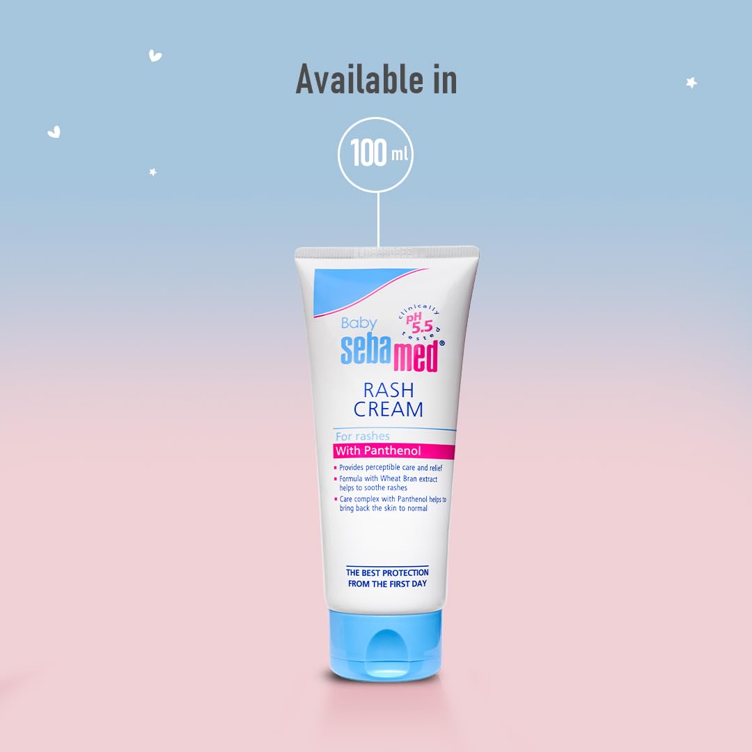 Sebamed Baby Rash Cream|pH 5.5|Ideal for Diaper Rashes|100 ml
