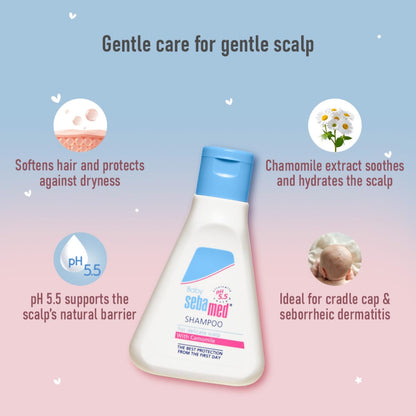 Sebamed Baby Shampoo|pH 5.5| Soap Free| No Tears | 150 ml