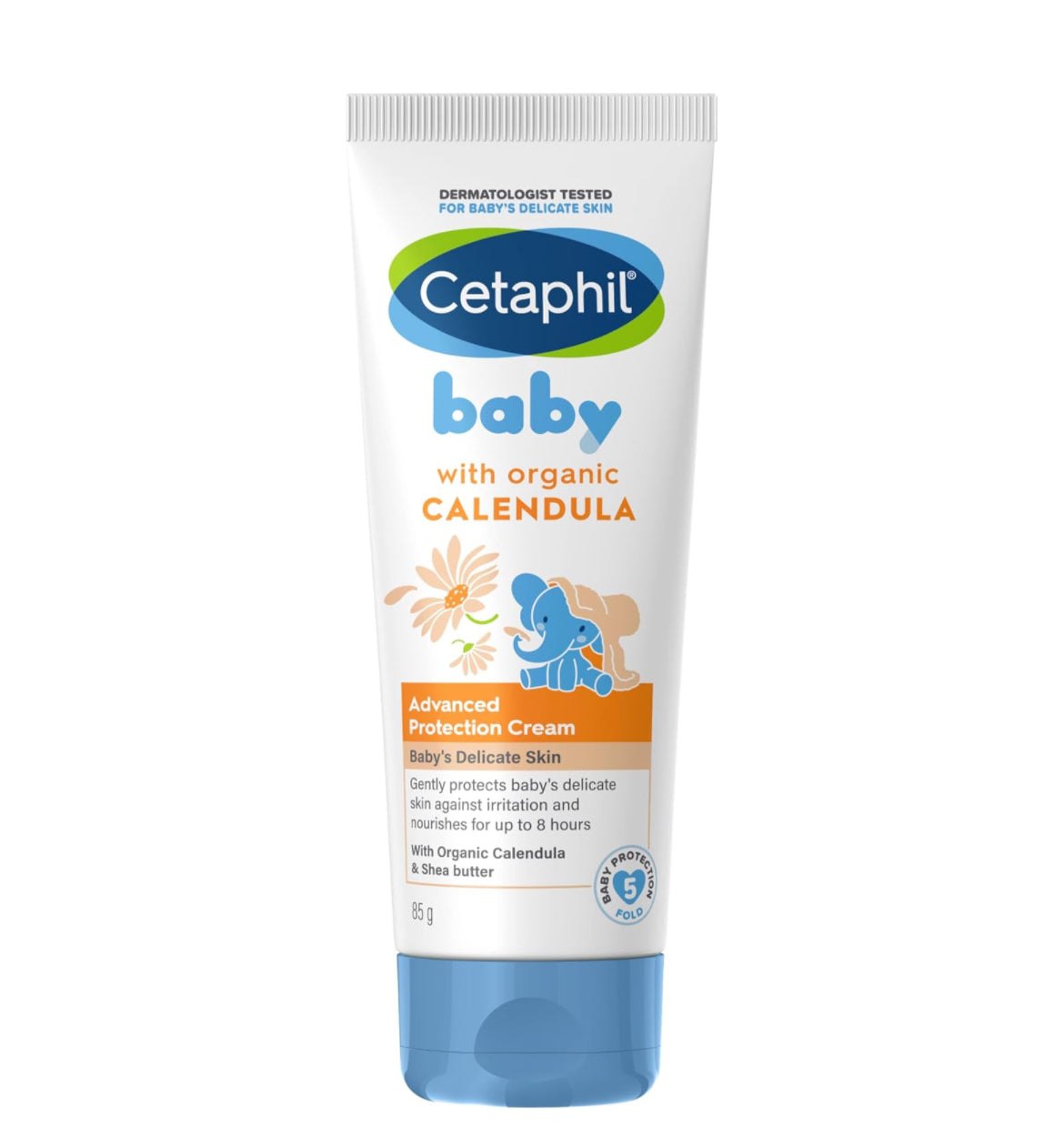 Cetaphil Baby Cream, Face & Body Moisturizing Cream | Advance Protection | Gentle & Soft with Organic Calendula 85gm
