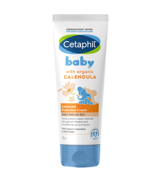 Cetaphil Baby Cream, Face & Body Moisturizing Cream | Advance Protection | Gentle & Soft with Organic Calendula 85gm
