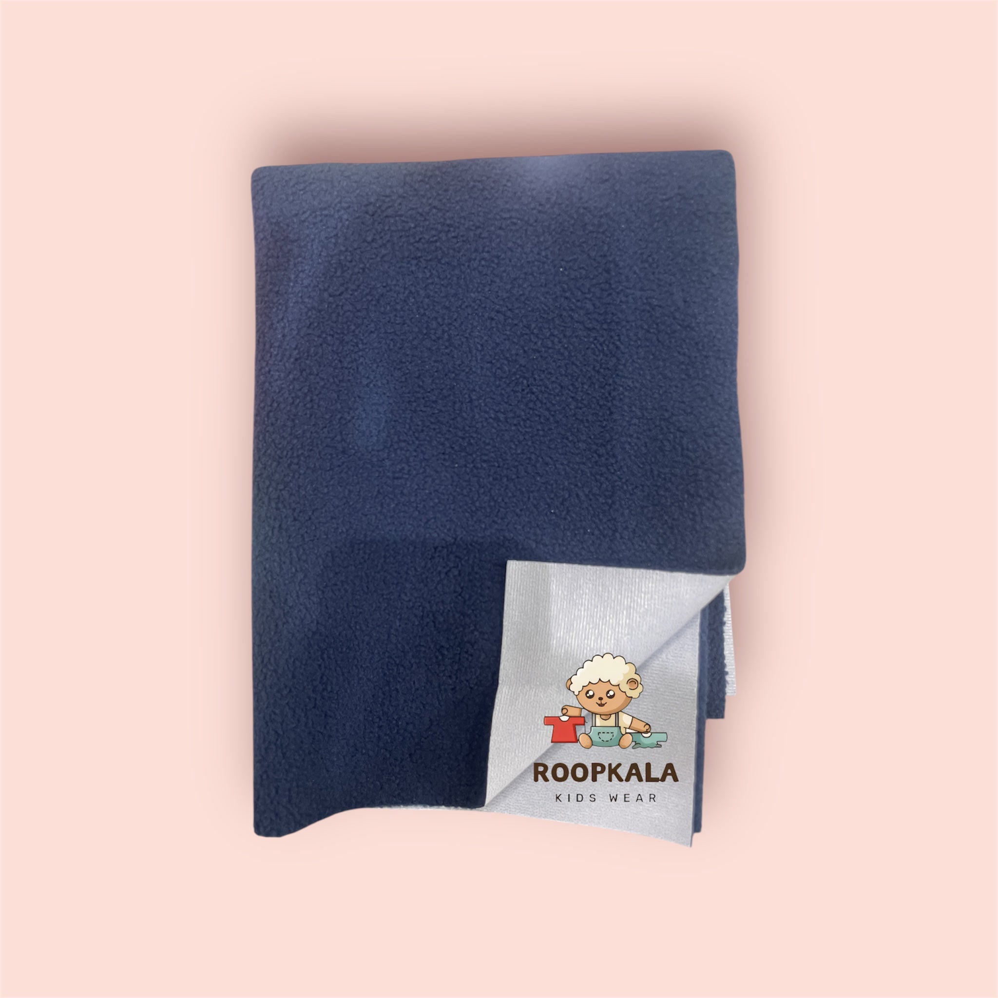 Soft Baby Dry Sheet | Leak-Proof & Washable Bed Protector (small~metallic blue)