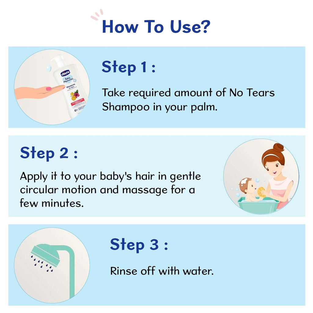 Chicco Baby Moments Shampoo for Tear-Free Bath Times, New Advanced Formula with Natural Ingredients, Suitable for Baby’s Tangle Free, Smooth Hair, No Phenoxyethanol and Parabens (200ml)