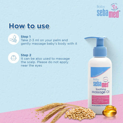 Sebamed Baby Massage Oil| With Soya Oil|150 ml