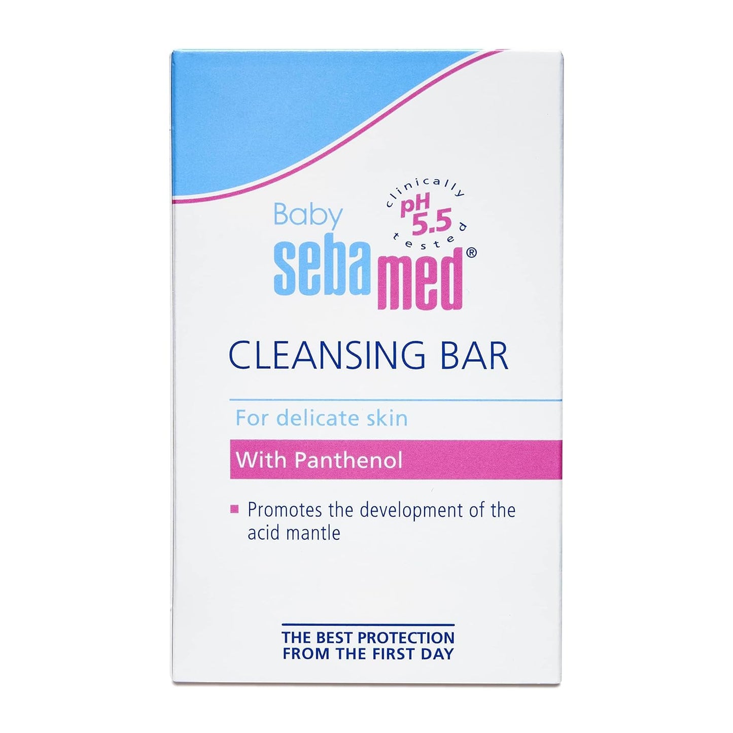 Sebamed Baby Cleansing Bar 100g|Ph 5.5 | With Panthenol|No tears & Soap Free bar| For Delicate skin