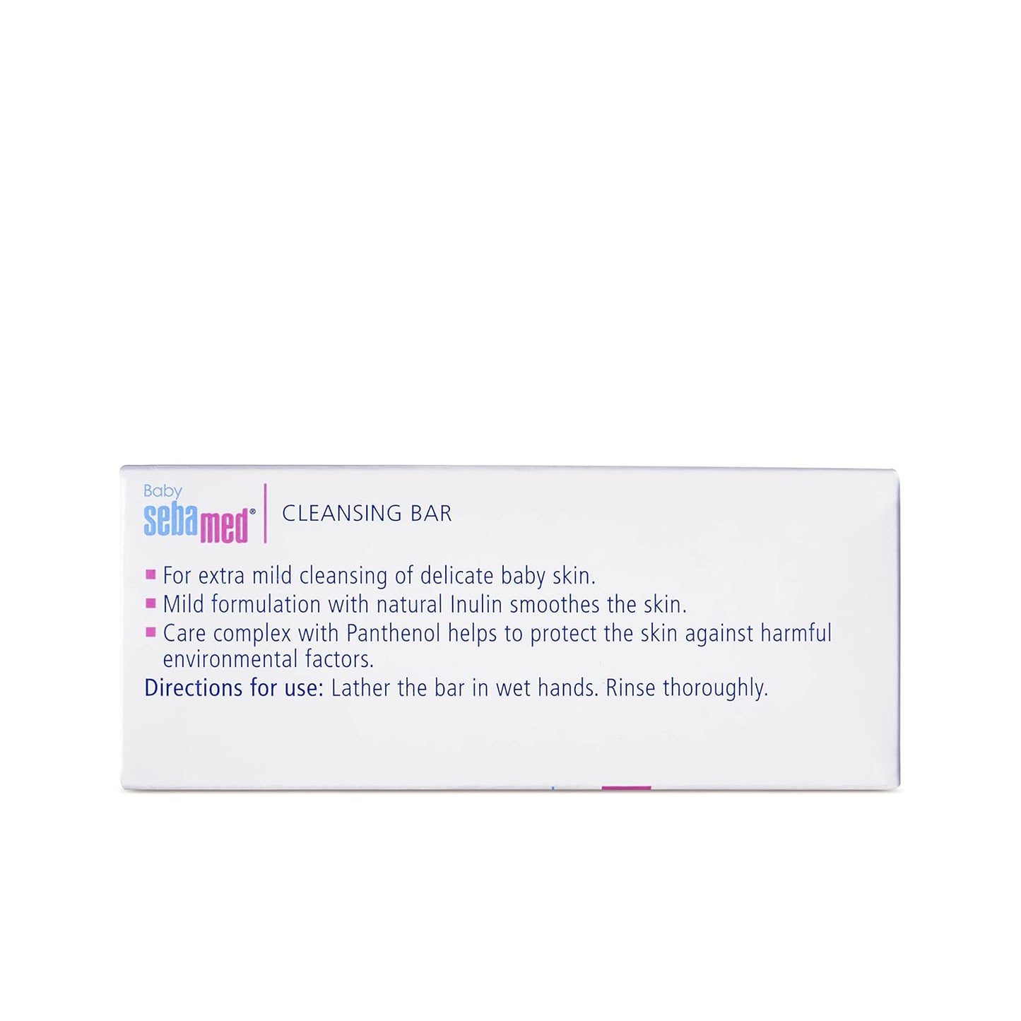 Sebamed Baby Cleansing Bar 100g|Ph 5.5 | With Panthenol|No tears & Soap Free bar| For Delicate skin