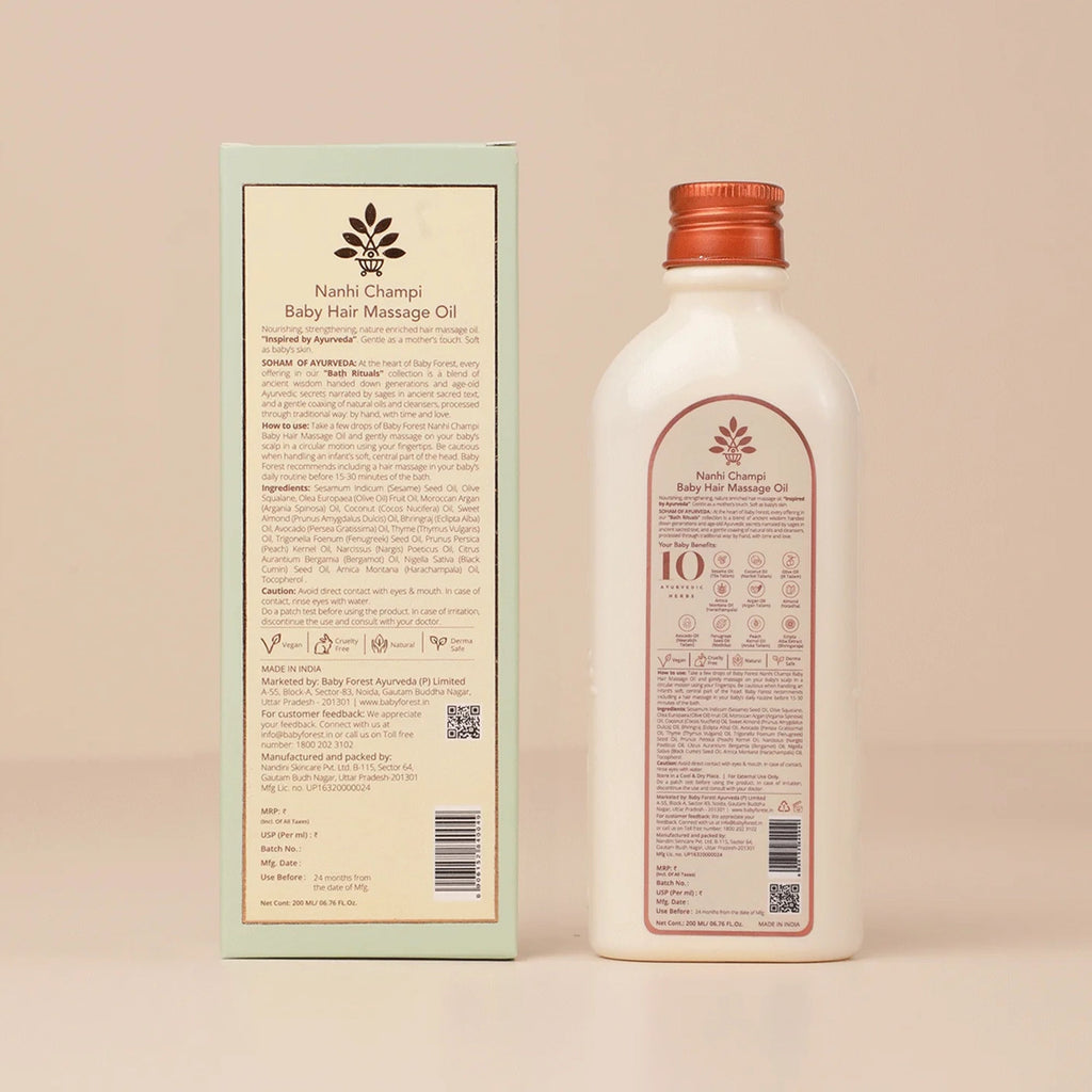 Baby forest Baby Hair Massage Oil Nanhi Champi 200ml
