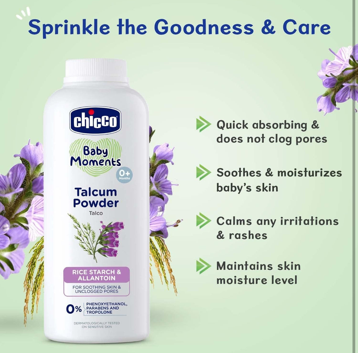 CHICCO BM TALCUM POWDER 300G