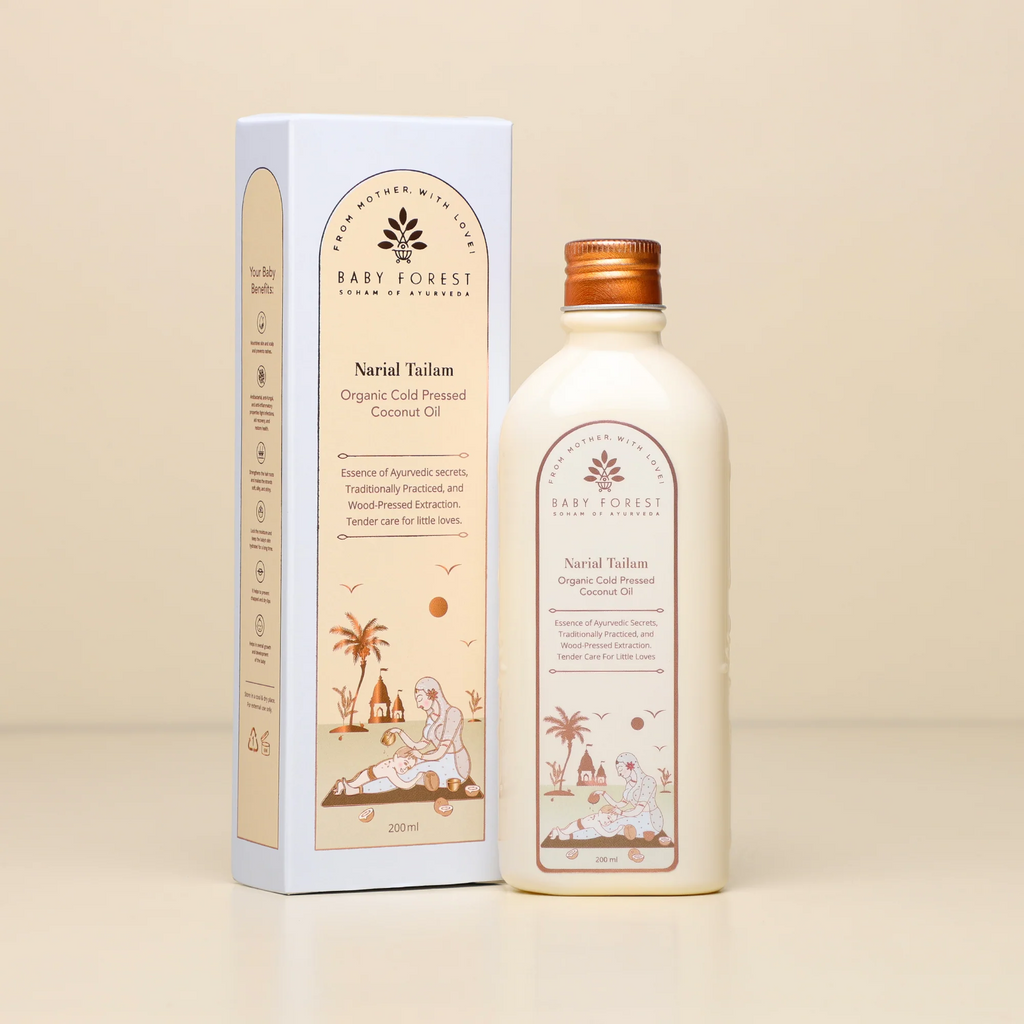 Baby forest Organic Cold Pressed Coconut Oil Narial Tailam 200 ml