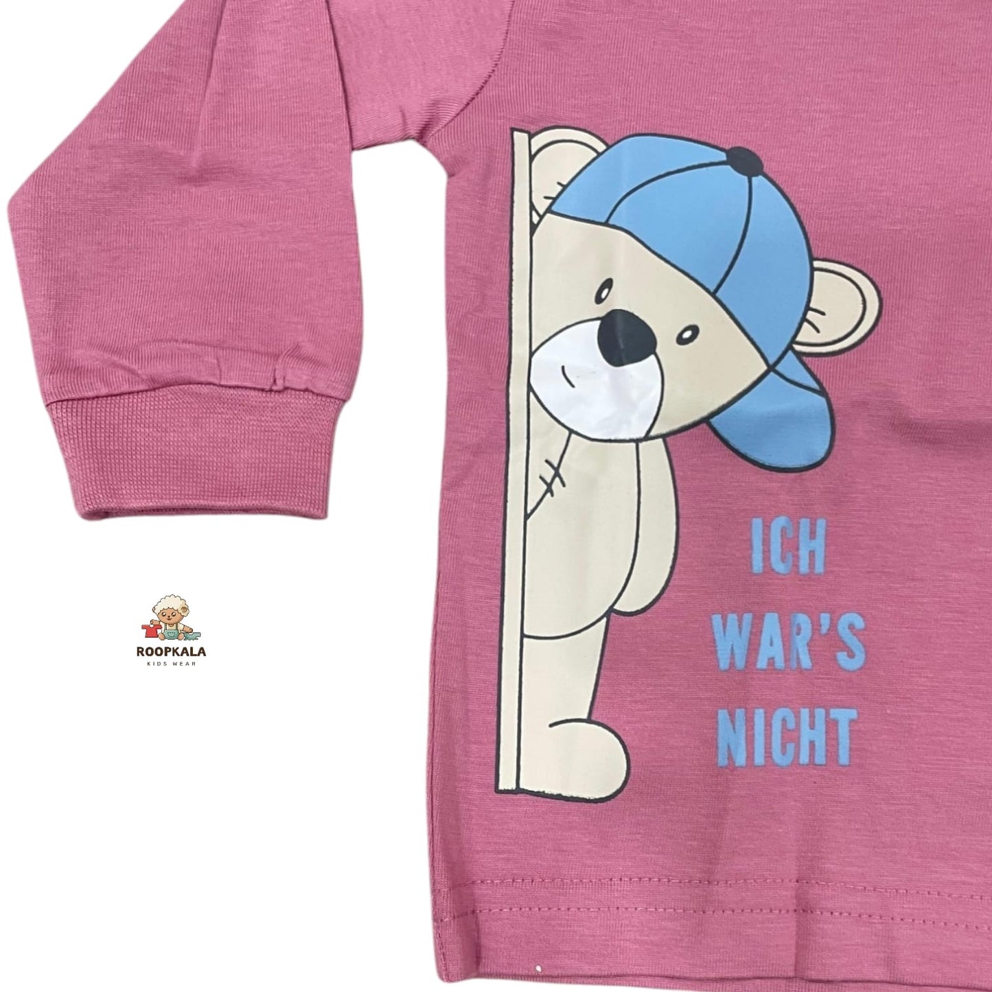 Baby Cotton Suit 0–6 Months – Soft & Comfortable Daily Wear Set| teddy print