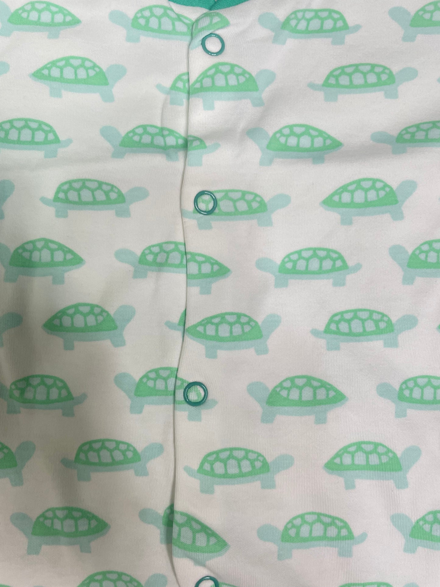 Baby Romper Set of 3 – 3-6 Months | Plain, Stripe & Cartoon Print (set of green-pista)